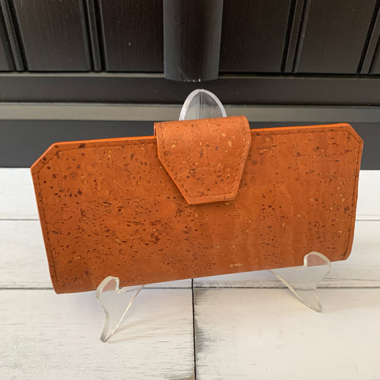 Tall Wallet - Cappuccino Cork