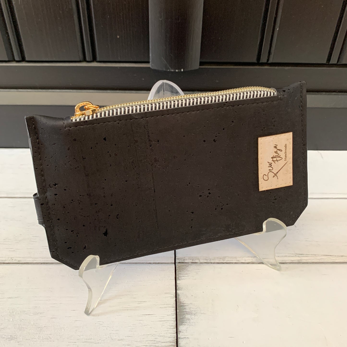 Purse Pal - Wine Red and Black Cork