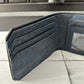 Bifold Wallet with ID Window - Navy Cork