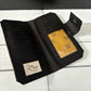 Tall Wallet - Leopard Print and Black Cork