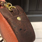 Tiny Cata Crossbody Bag - Dark Brown Cork and Brown Piñatex