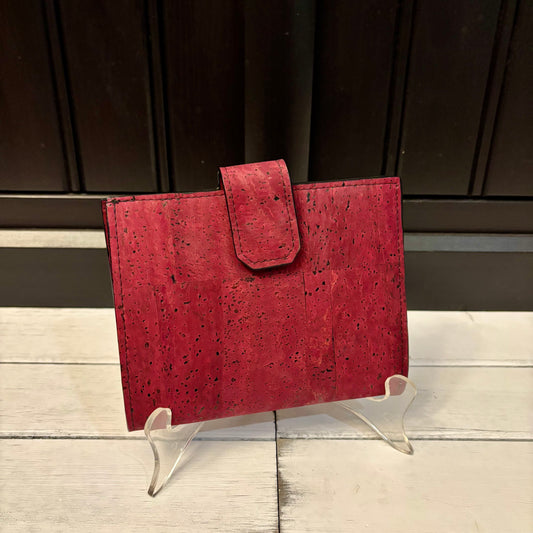 Passport Wallet - Wine Red Cork