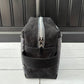 Isabella Pouch - Gilded Grey Cork and Black Waxed Canvas version 2