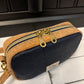 Tiny Cata Crossbody Bag - Natural Cork and Navy Piñatex