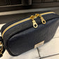 Tiny Cata Crossbody Bag - Navy Cork and Navy Piñatex
