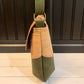 Vara Crossbody Bag - Army Green, Natural and Rose Print Cork
